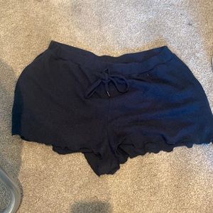 NAVY CONNTON -ON LOUNGE SHORTS